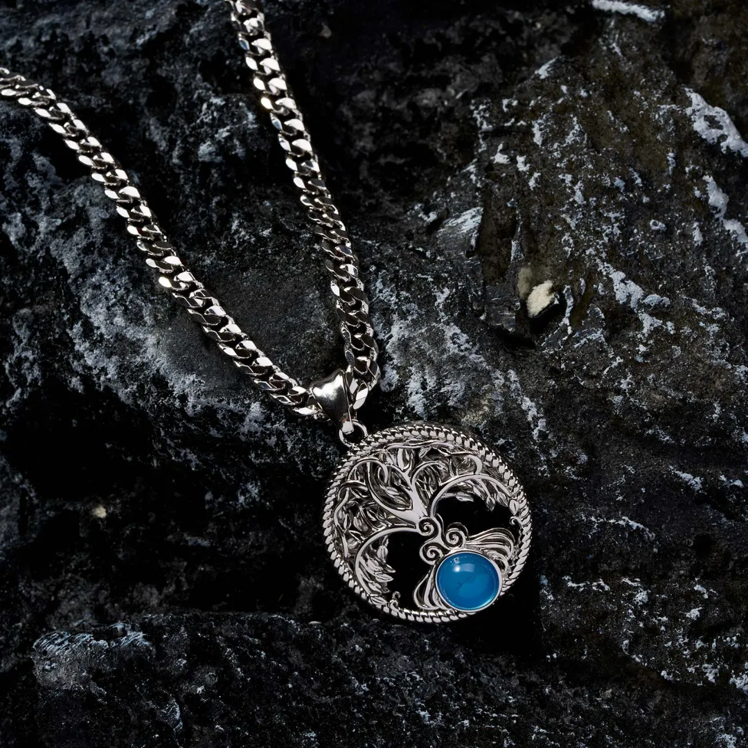 Celtic tree of life zodiac eternity pendant